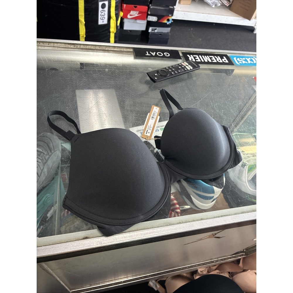 Women's SKIMS SZ 32DD FITS EVERYBODY T-SHIRT BRA ONYX New NWT
